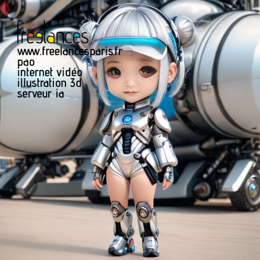 Pao mise en page internet vidéo illustration 3d serveur IA générative AI freelance paris studio de création magazines QUA2PE40